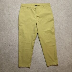 The North Face Pants Womens 22W Plus Yellow Stretch Chino Straight Leg Travel